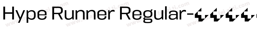 Hype Runner Regular字体转换